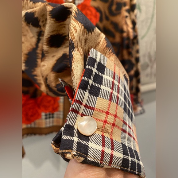 vintage laurel by escada silk blouse size 38 European US Small - Picture 5 of 12